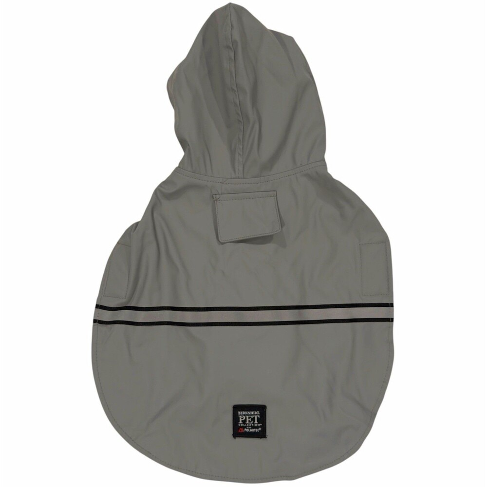 Berkshire Pet Collection Hooded Dog Coat Small Polartec Fleece Warm Gray